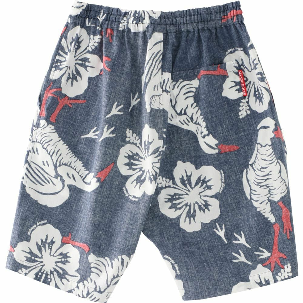 かりゆしウェアハーフパンツサムネイル画像（裏ポケット）