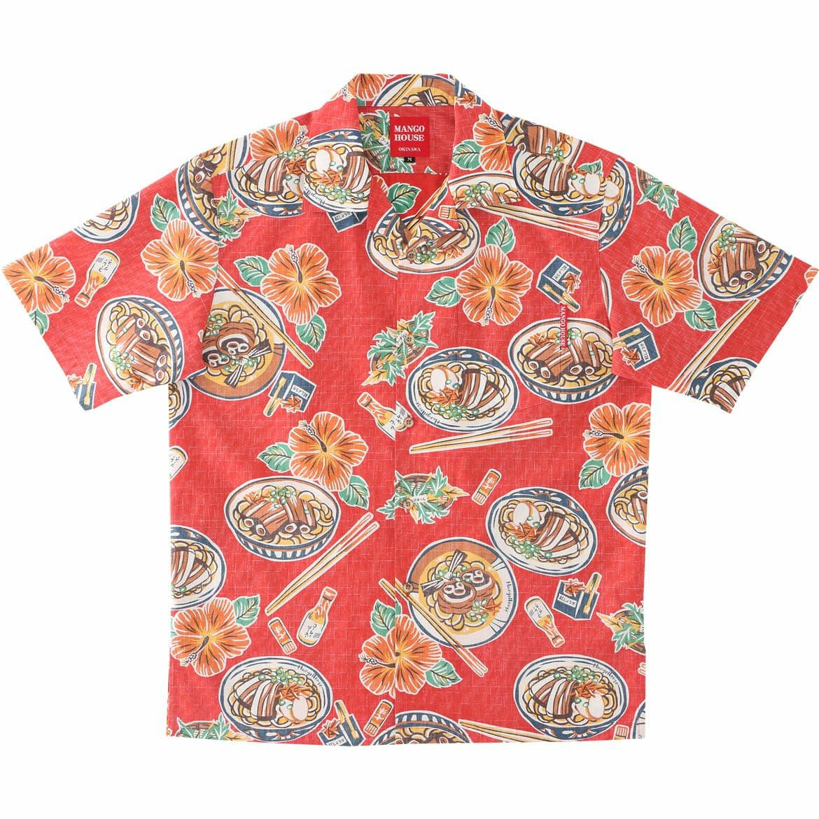 かりゆしウェアサムネイル画像（レッド）