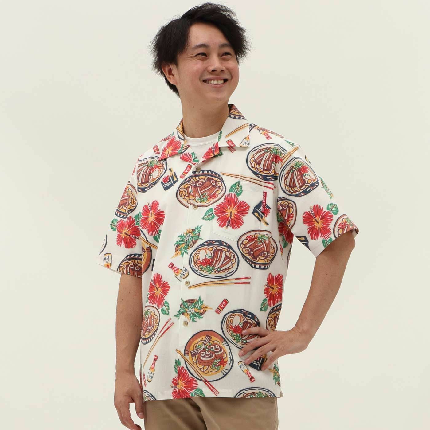 かりゆしウェアモデル着用画像