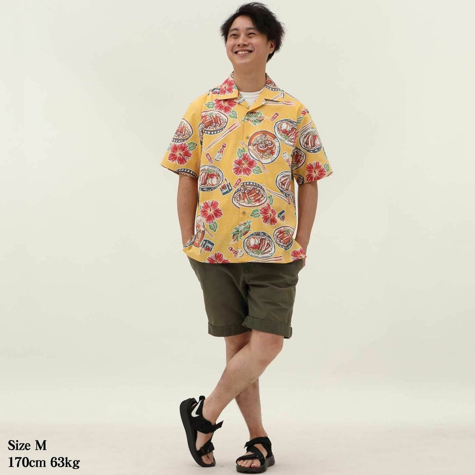 かりゆしウェアモデル着用画像