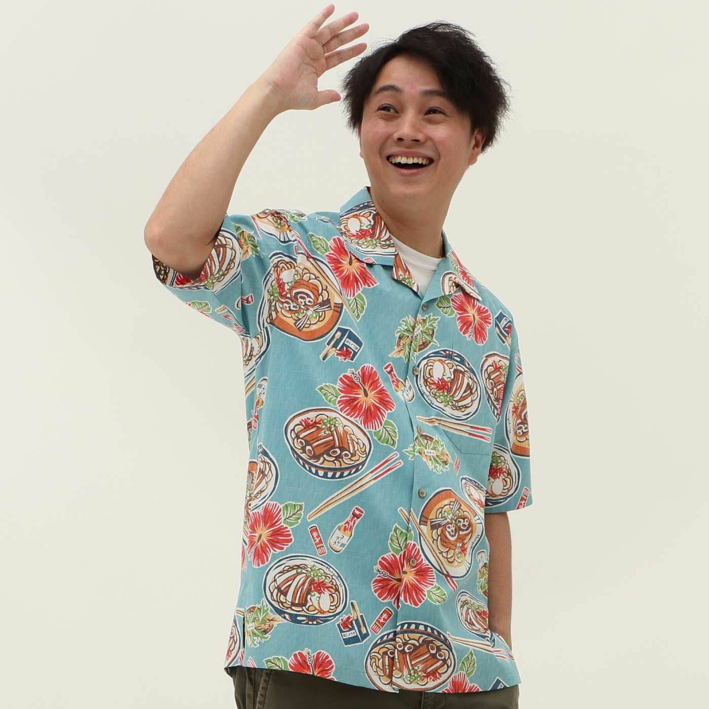 かりゆしウェアモデル着用画像