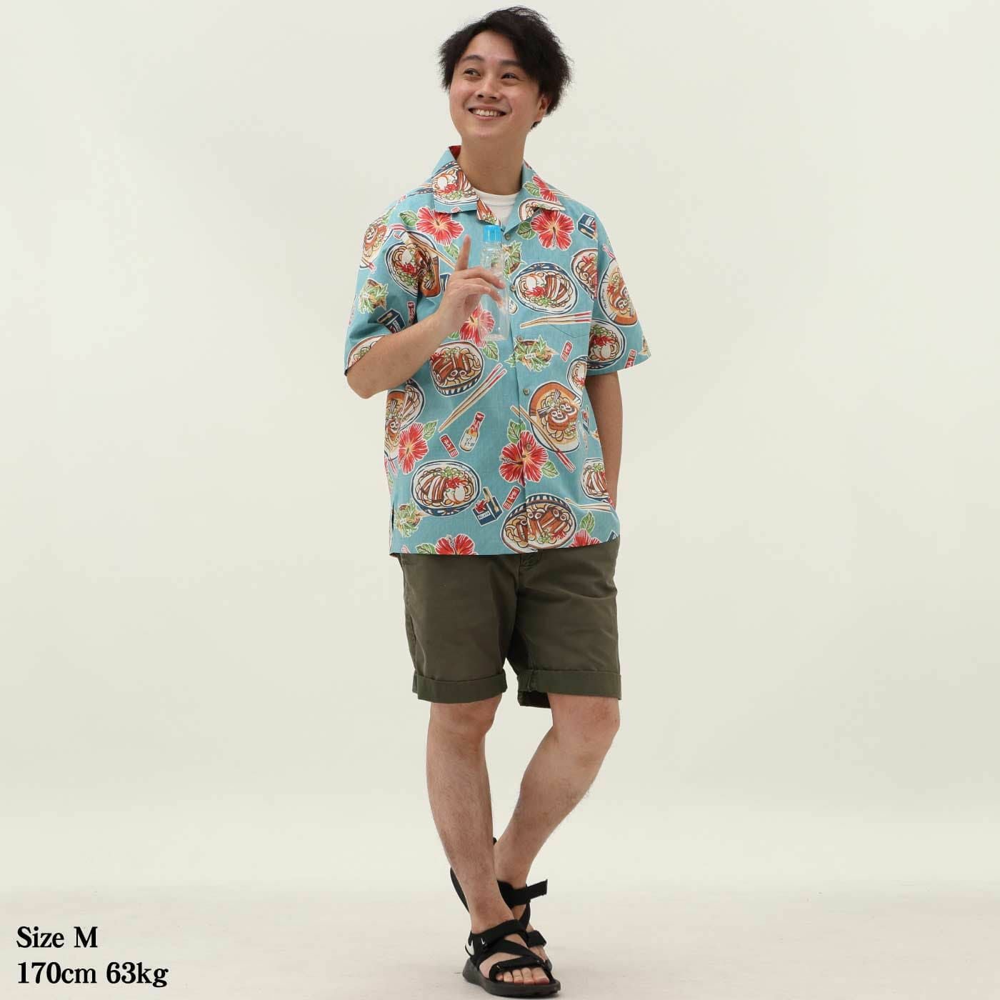 かりゆしウェアモデル着用画像