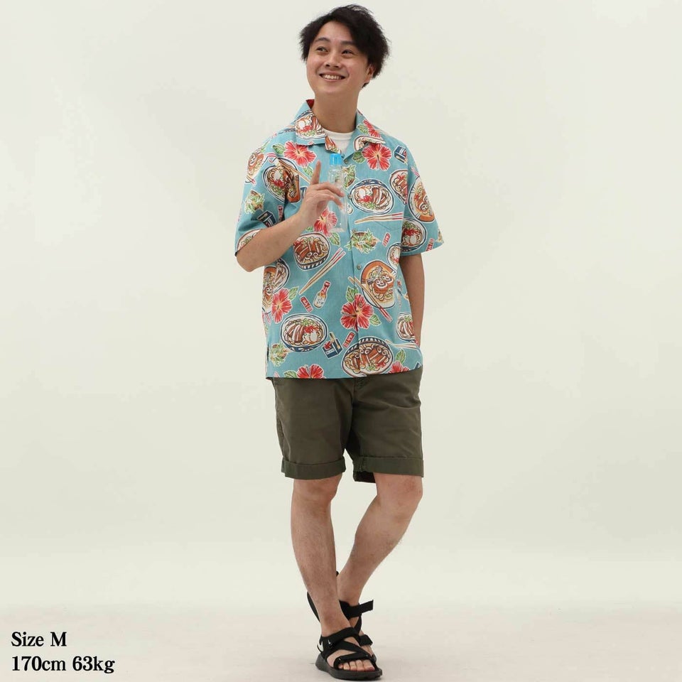 かりゆしウェアモデル着用画像