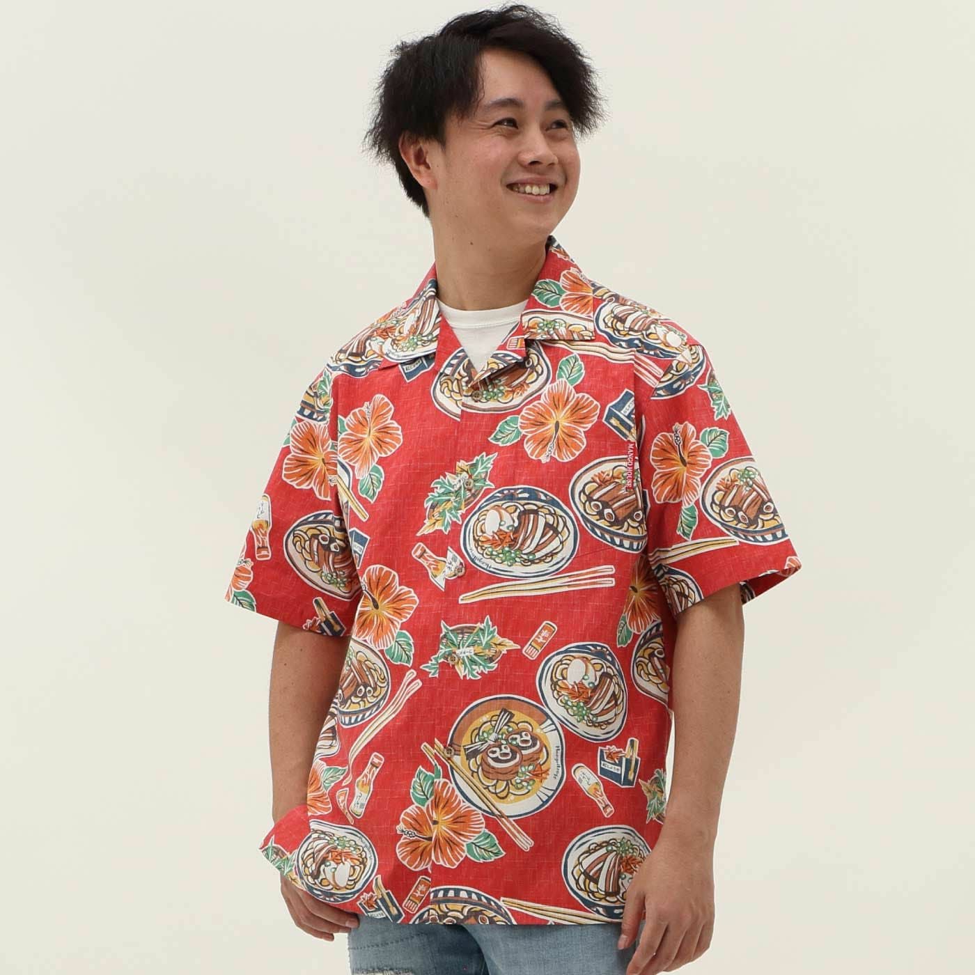 かりゆしウェアモデル着用画像