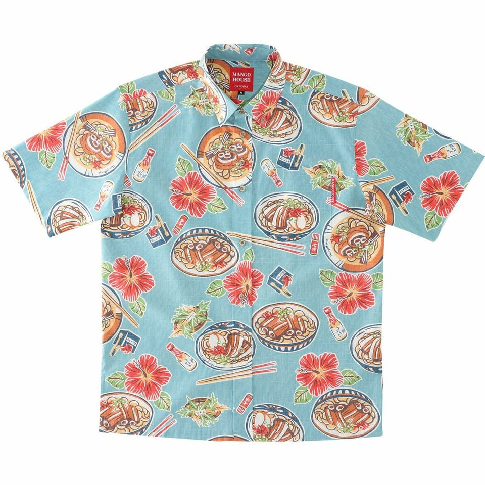 かりゆしウェアサムネイル画像（ライトブルー）