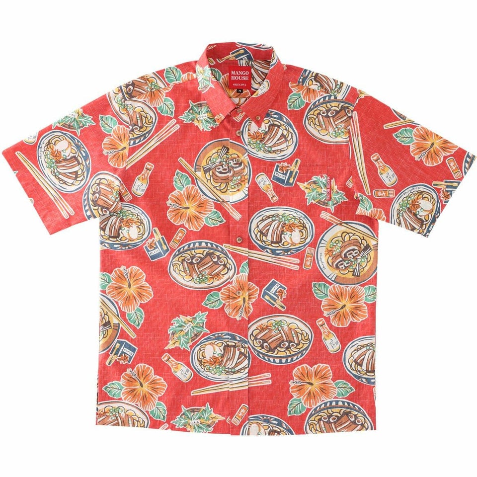 かりゆしウェアサムネイル画像（レッド）