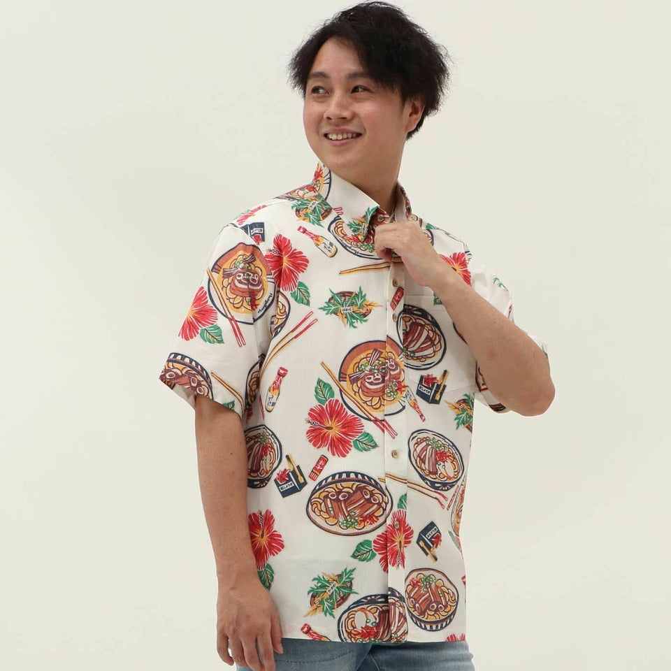 かりゆしウェアモデル着用画像