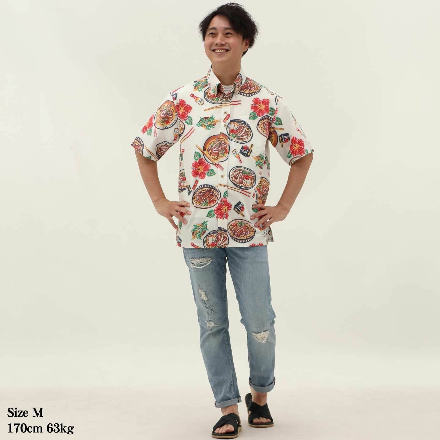 かりゆしウェアモデル着用画像