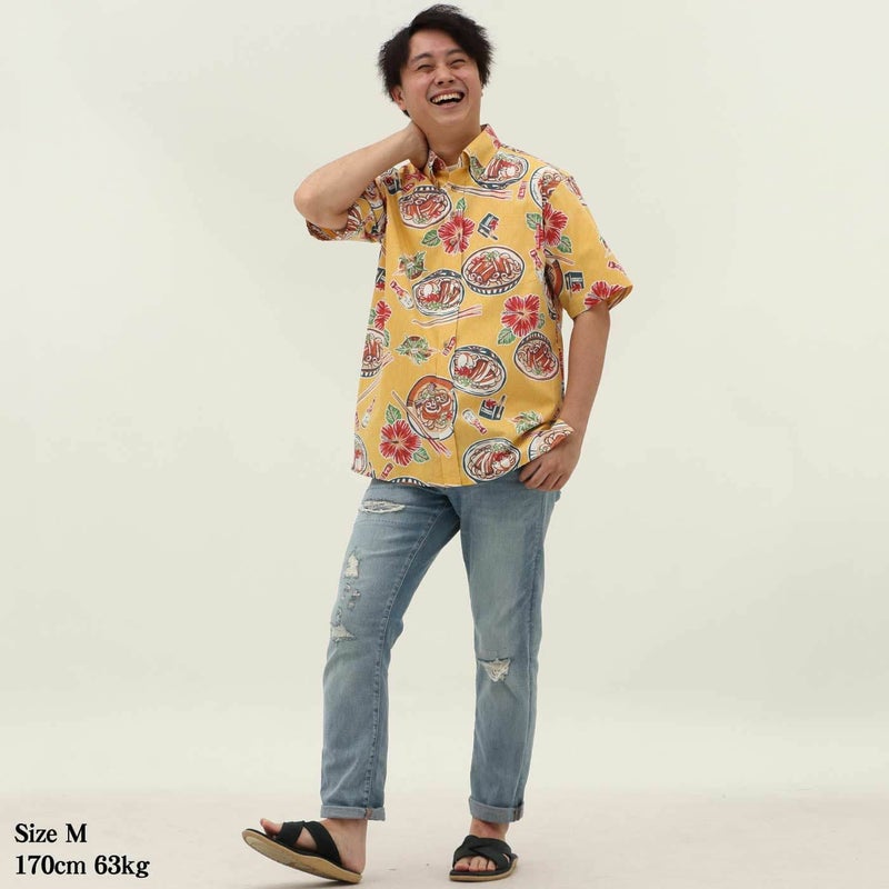 かりゆしウェアモデル着用画像