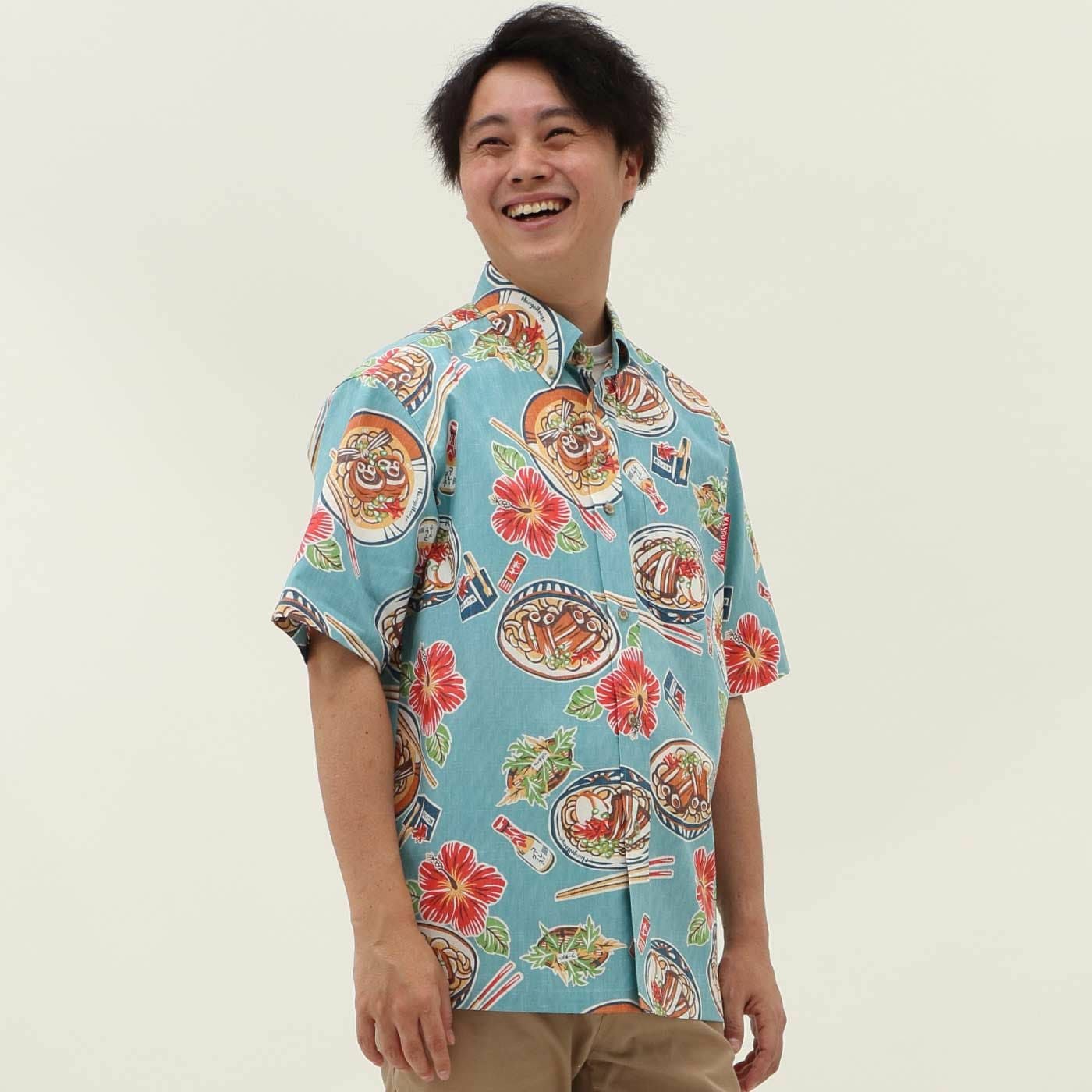 かりゆしウェアモデル着用画像