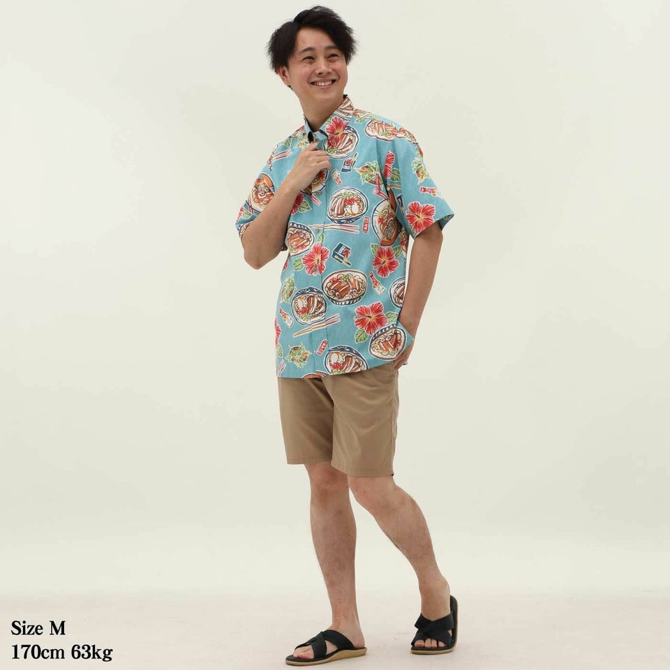 かりゆしウェアモデル着用画像