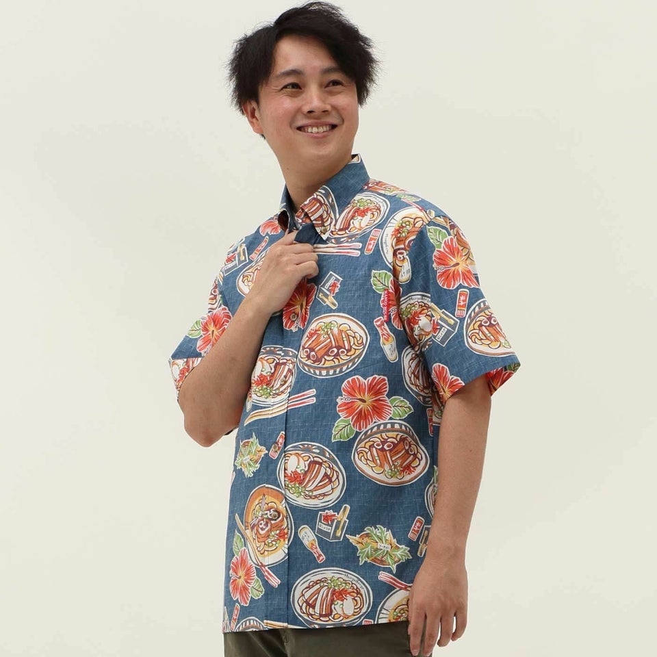 かりゆしウェアモデル着用画像