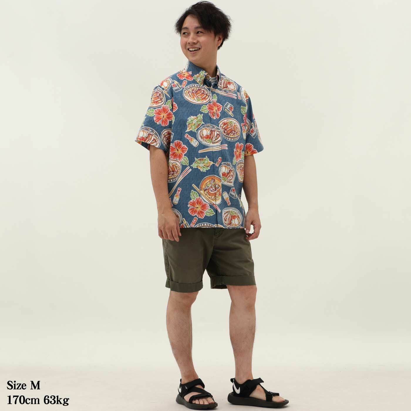 かりゆしウェアモデル着用画像