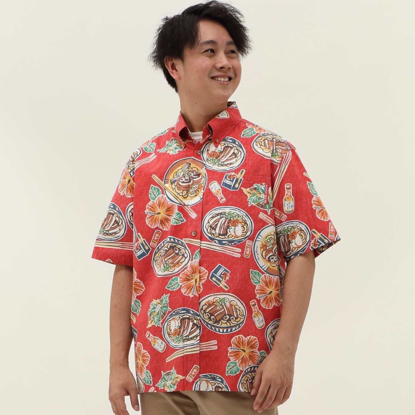 かりゆしウェアモデル着用画像