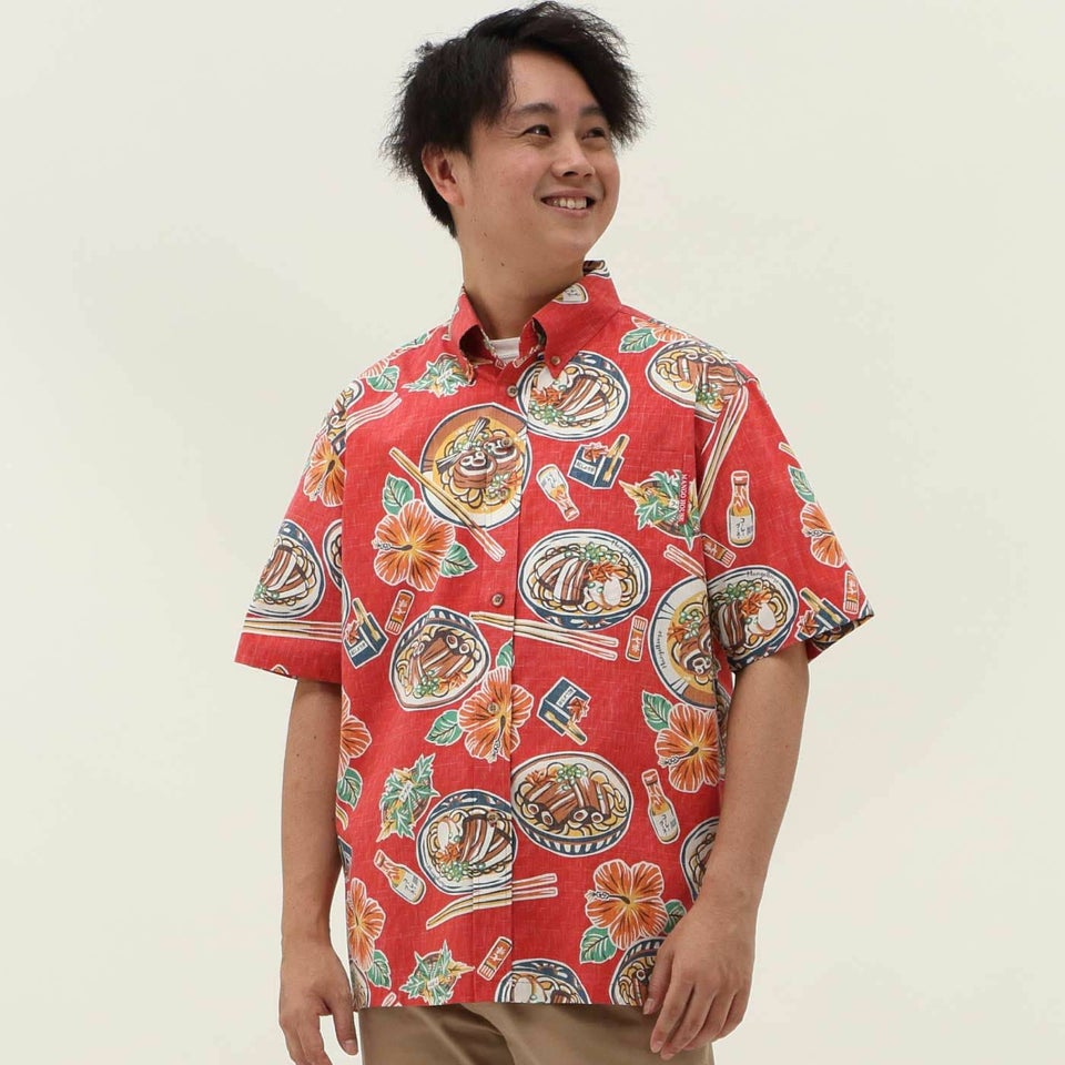 かりゆしウェアモデル着用画像