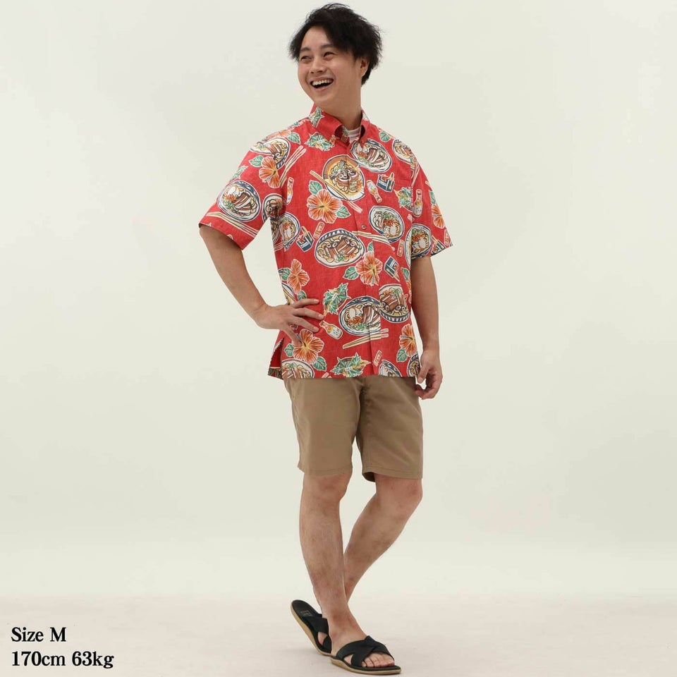 かりゆしウェアモデル着用画像