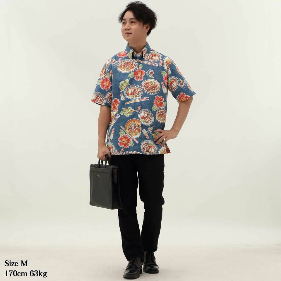 かりゆしウェアモデル着用画像