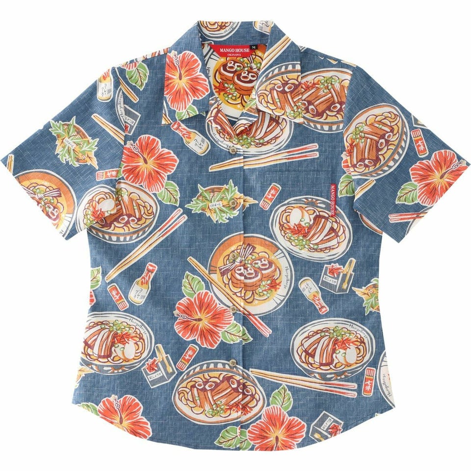 かりゆしウェアサムネイル画像（ネイビー）