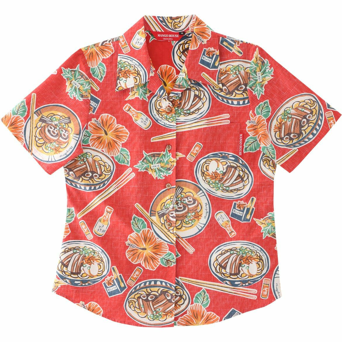 かりゆしウェアサムネイル画像（レッド）