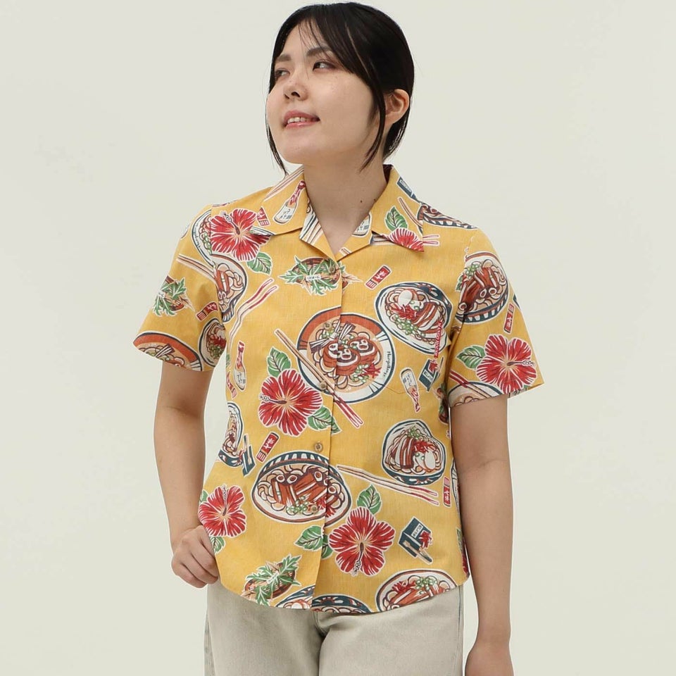 かりゆしウェアモデル着用画像