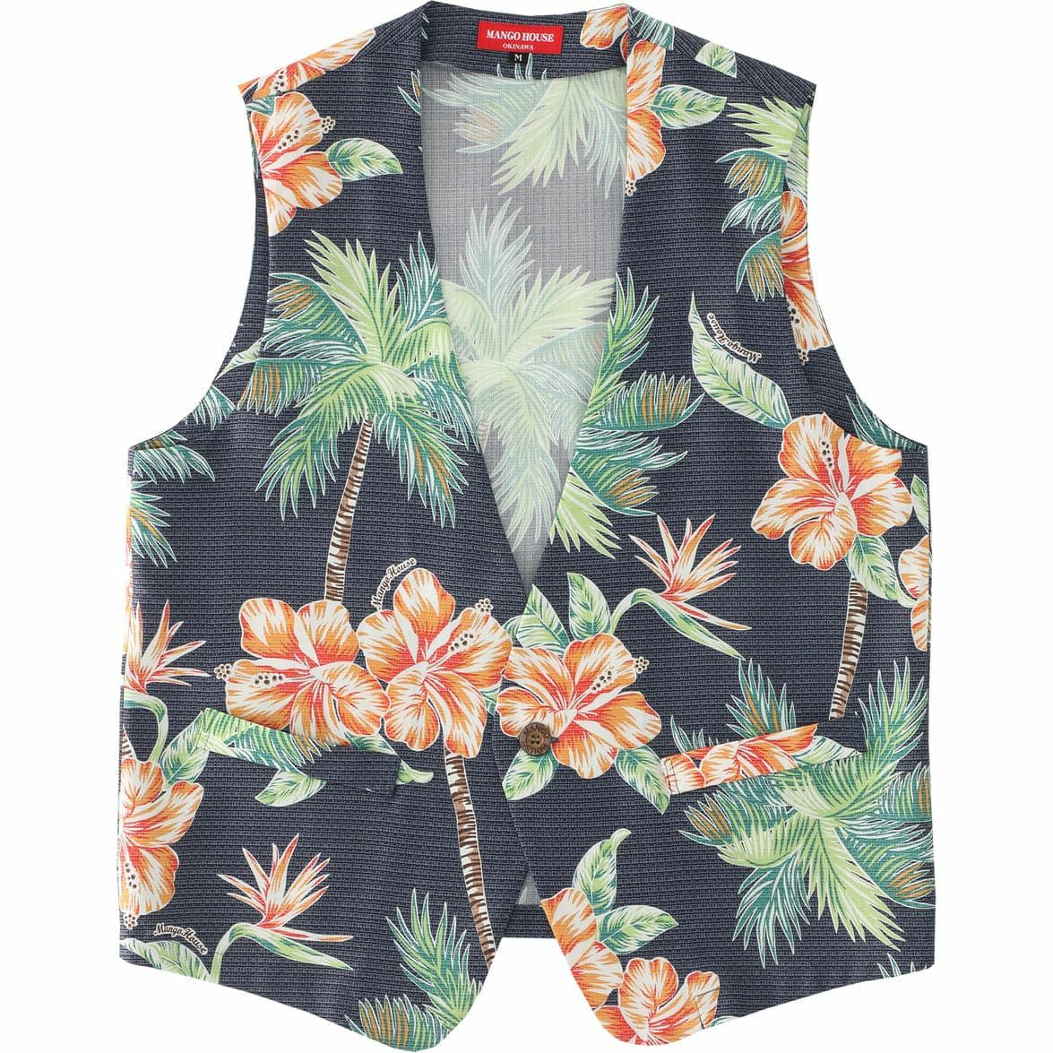 かりゆしウェアサムネイル画像（ネイビー）