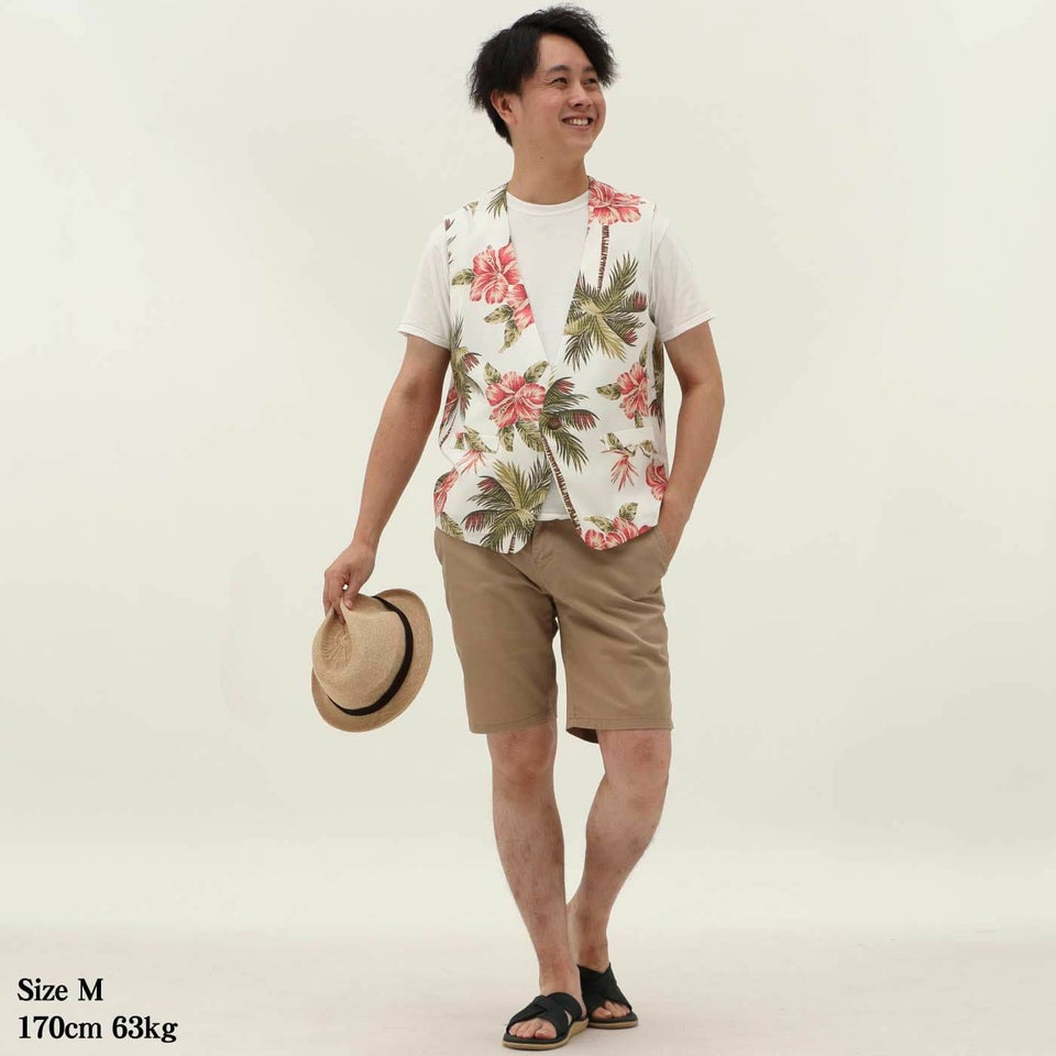 かりゆしウェアモデル着用画像