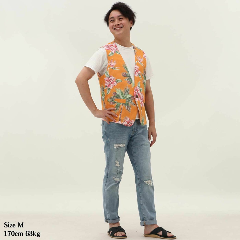 かりゆしウェアモデル着用画像