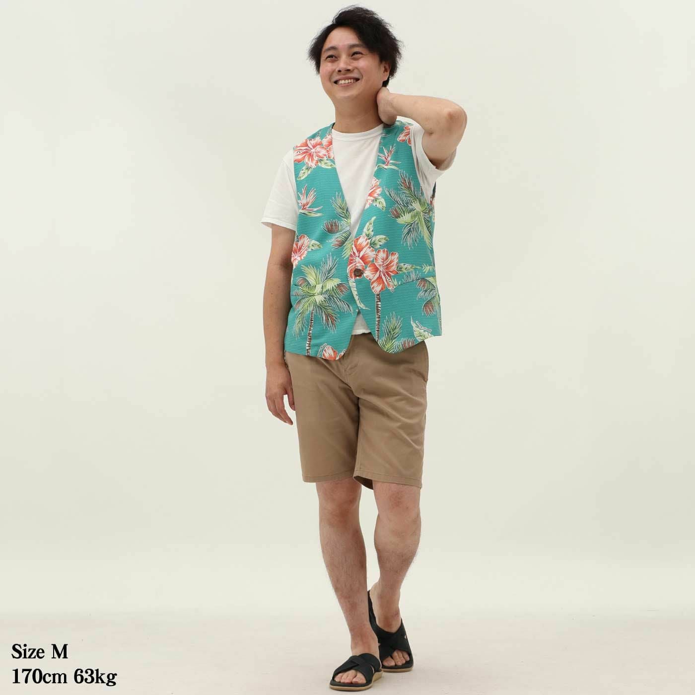 かりゆしウェアモデル着用画像