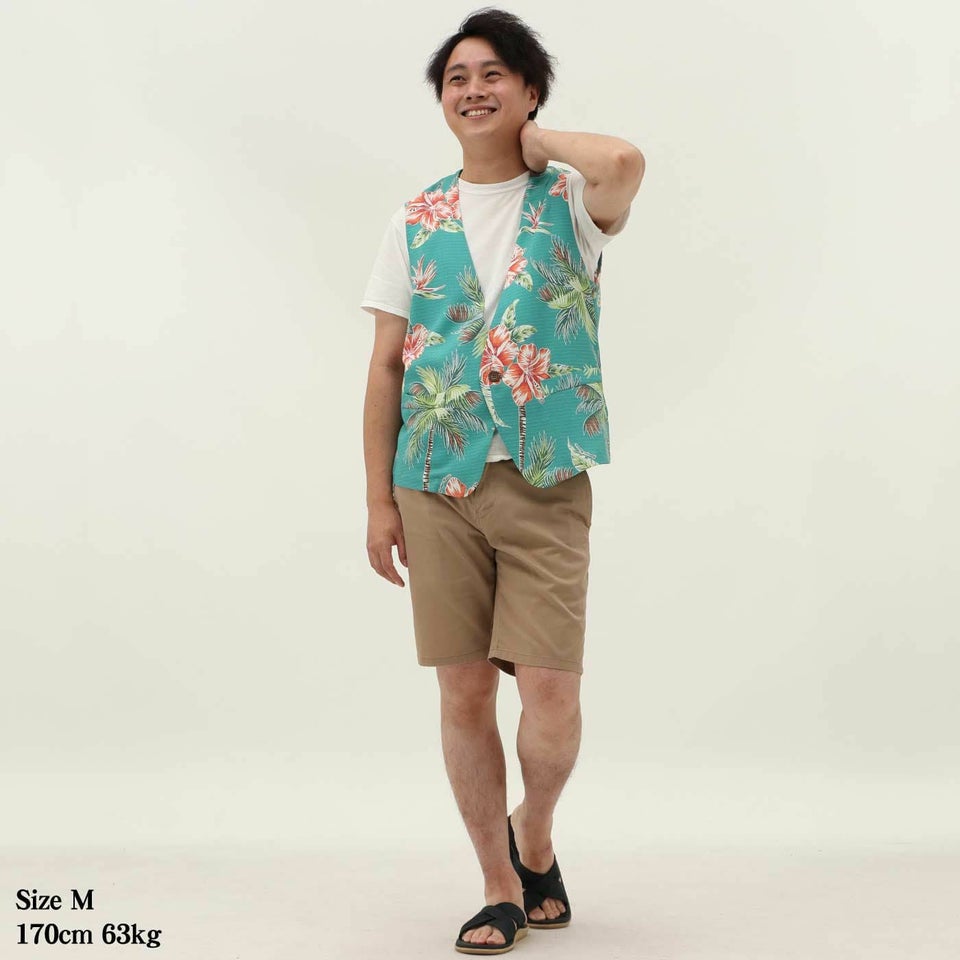 かりゆしウェアモデル着用画像