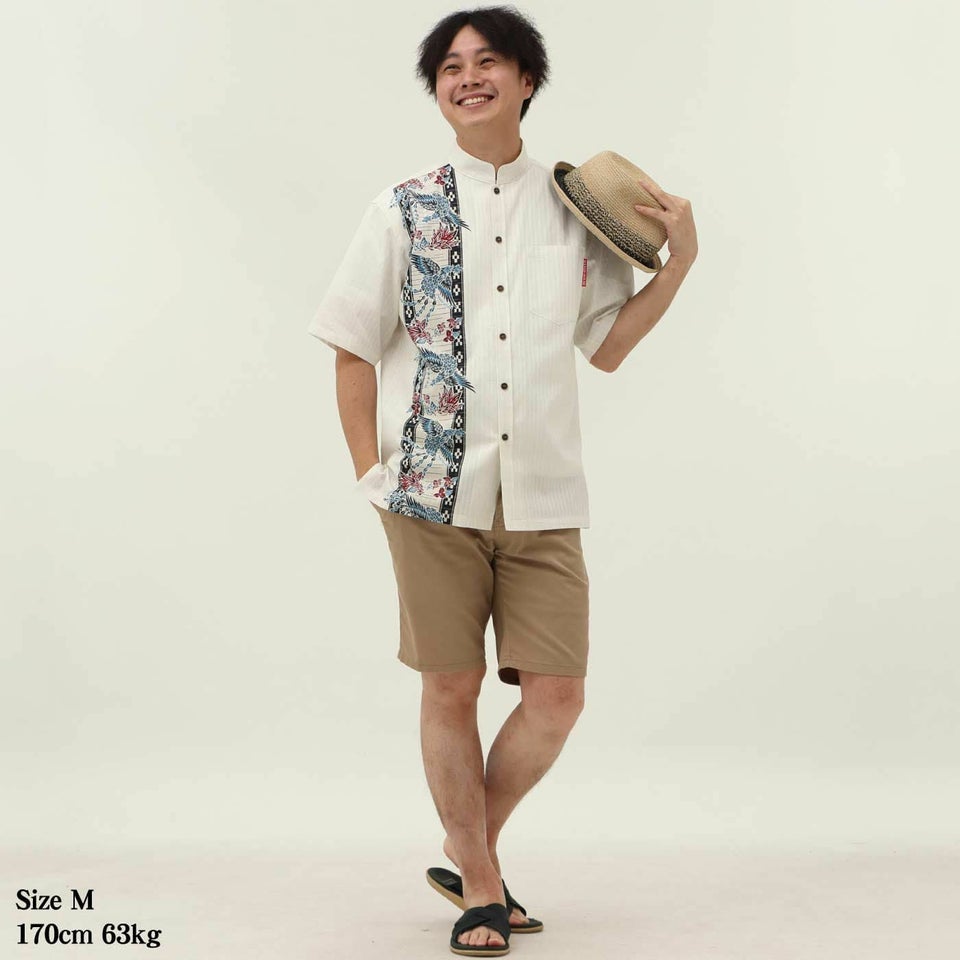 かりゆしウェアモデル着用画像