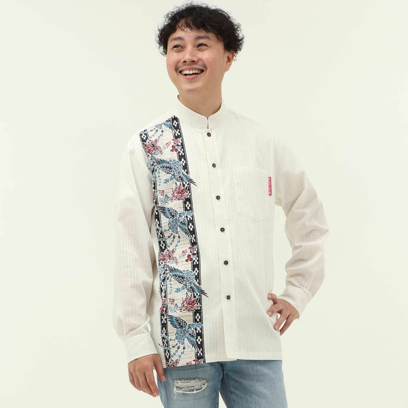 かりゆしウェアモデル着用画像