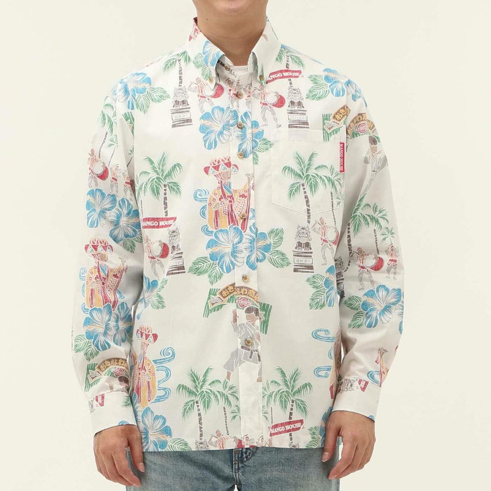 かりゆしウェアモデル着用画像