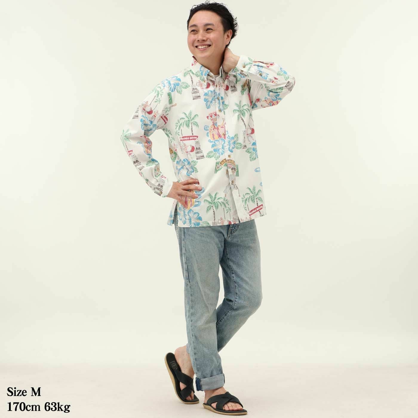 かりゆしウェアモデル着用画像