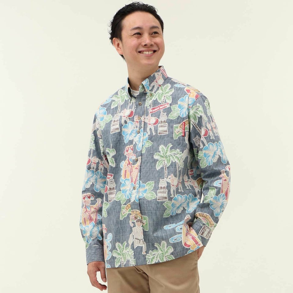 かりゆしウェアモデル着用画像