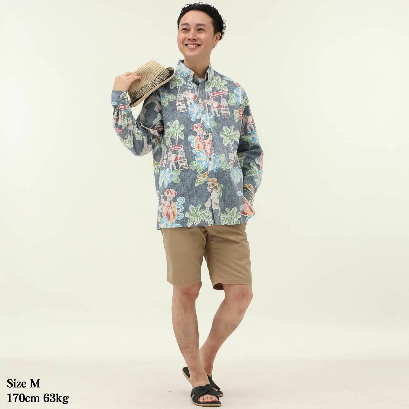 かりゆしウェアモデル着用画像