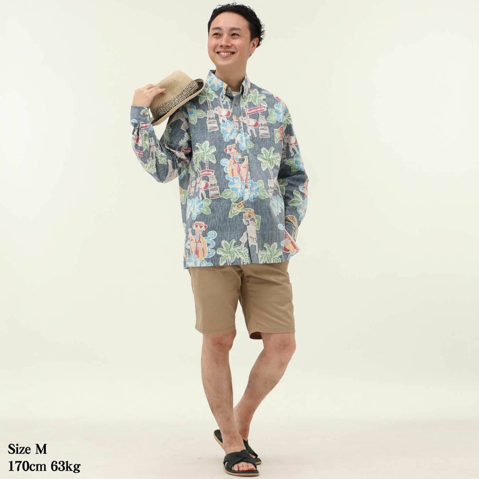 かりゆしウェアモデル着用画像