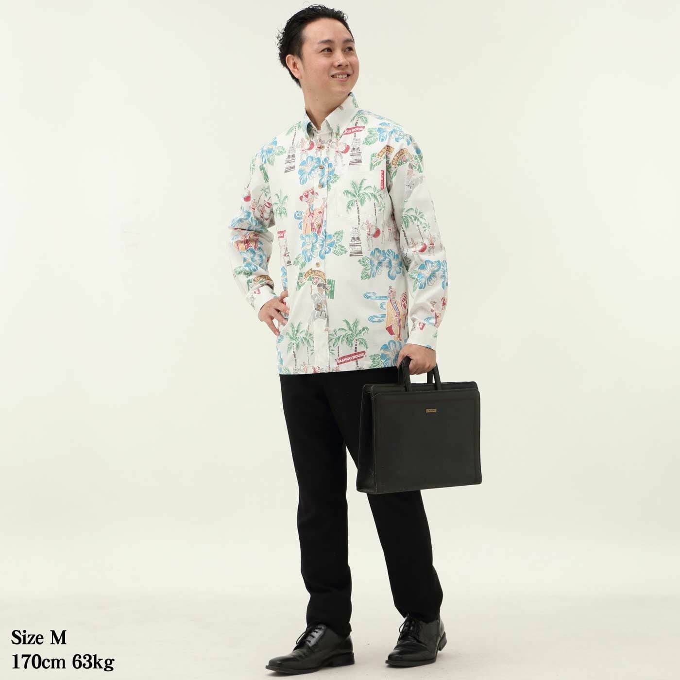 かりゆしウェアモデル着用画像