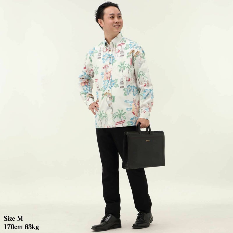 かりゆしウェアモデル着用画像