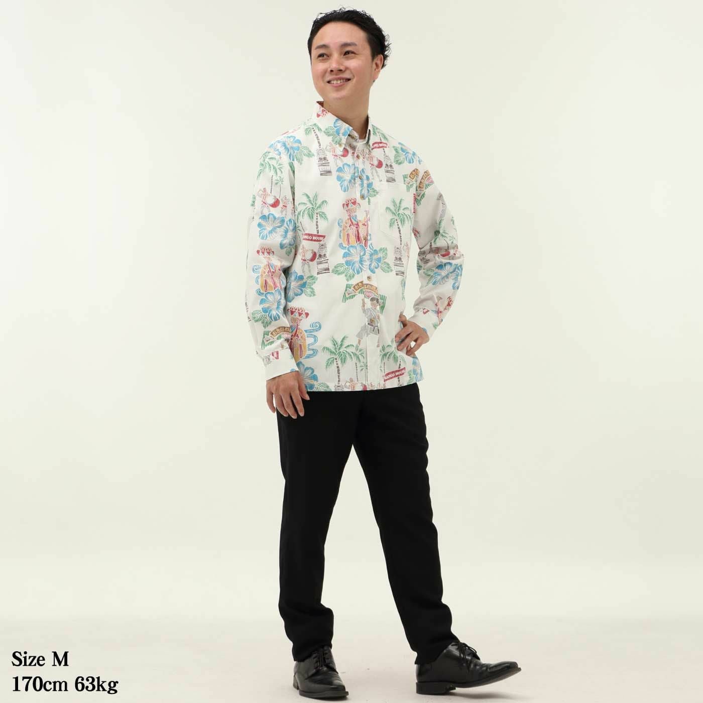 かりゆしウェアモデル着用画像