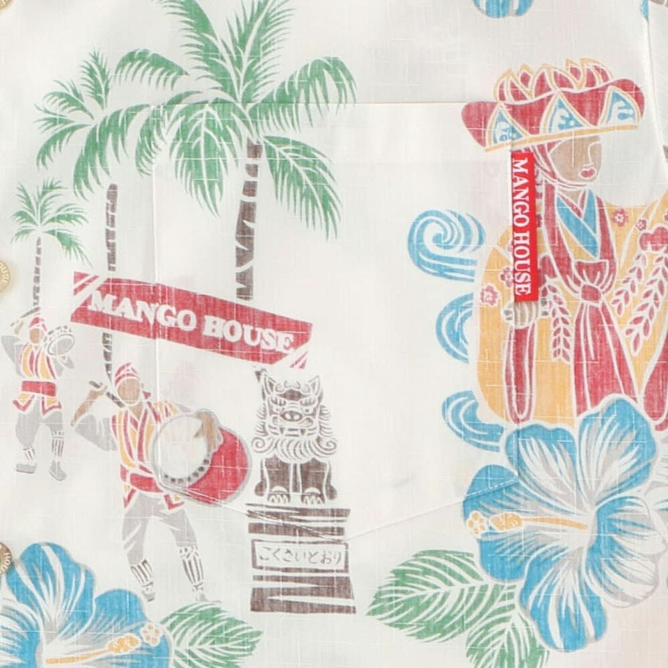 かりゆしウェア　サムネイル画像（ポケット拡大画像）