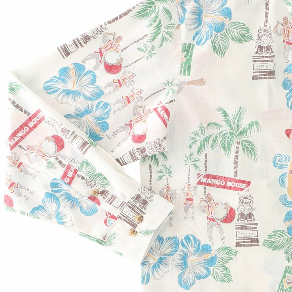 かりゆしウェア　サムネイル画像（袖拡大画像）