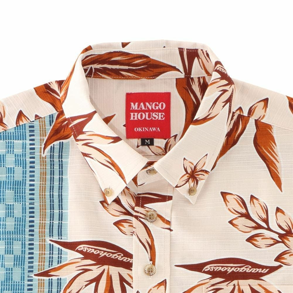 かりゆしウェア　サムネイル画像（襟元拡大画像）