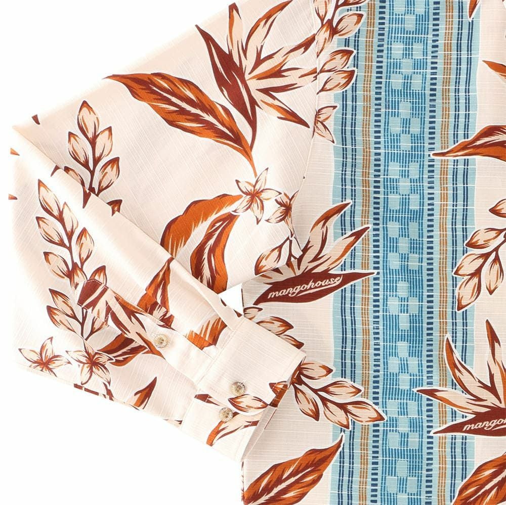 かりゆしウェア　サムネイル画像（袖拡大画像）