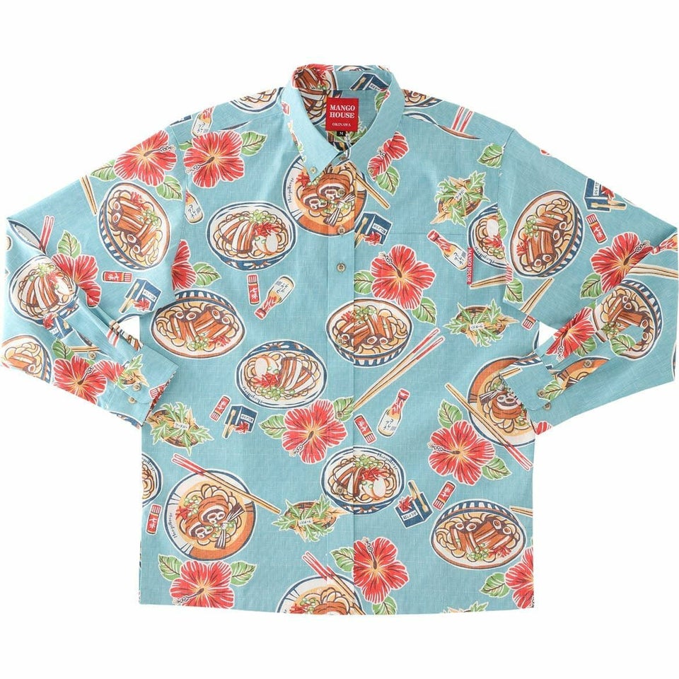 かりゆしウェアサムネイル画像（ライトブルー）