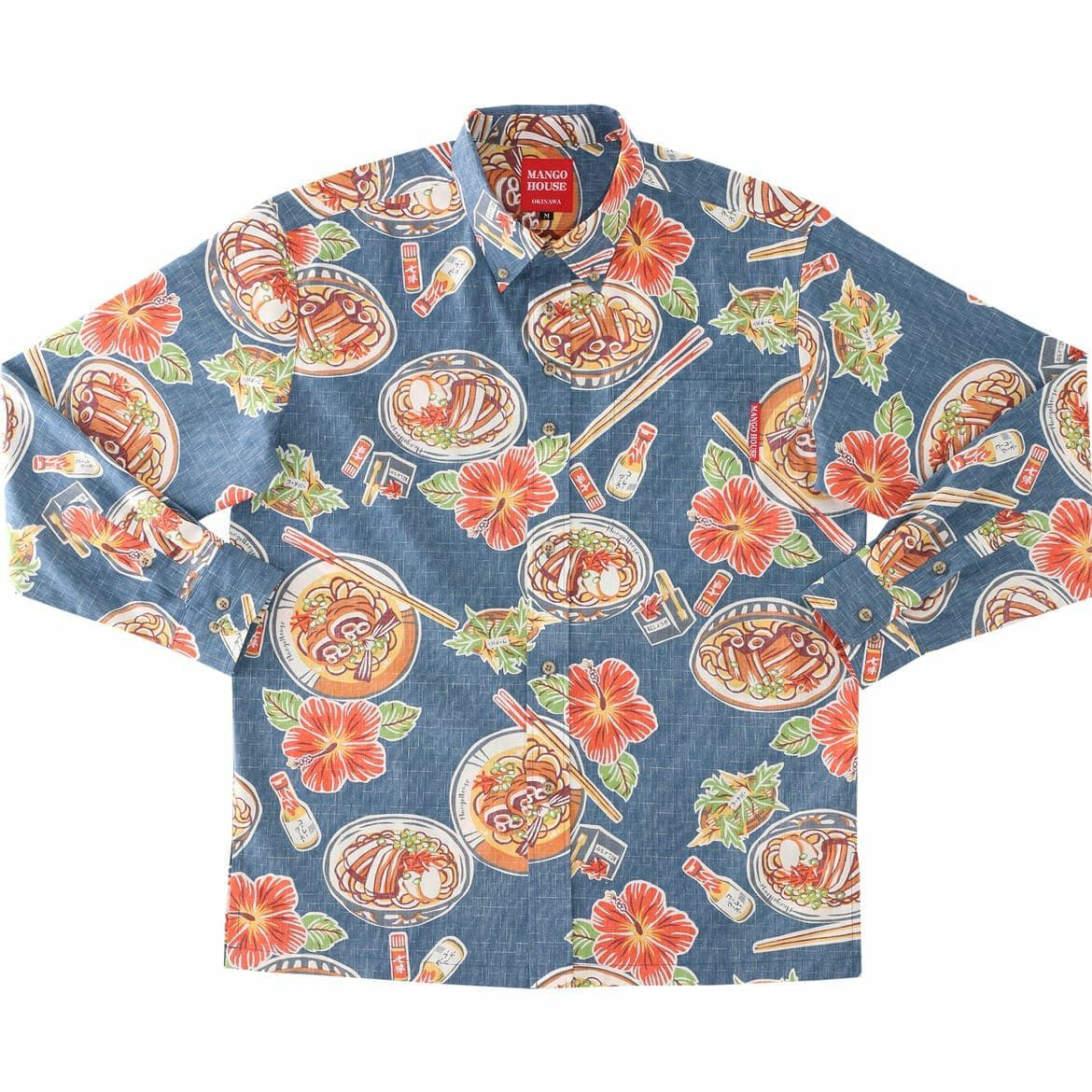 かりゆしウェアサムネイル画像（ネイビー）