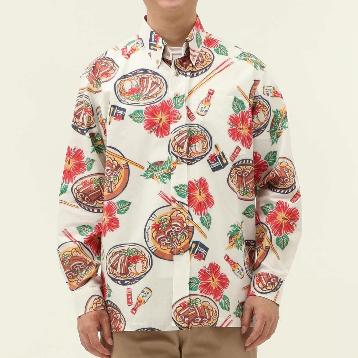 かりゆしウェアモデル着用画像