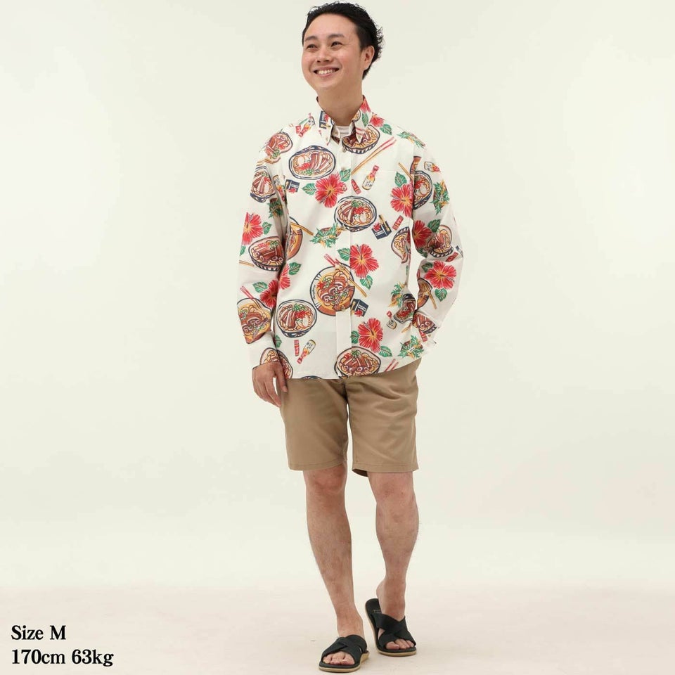 かりゆしウェアモデル着用画像