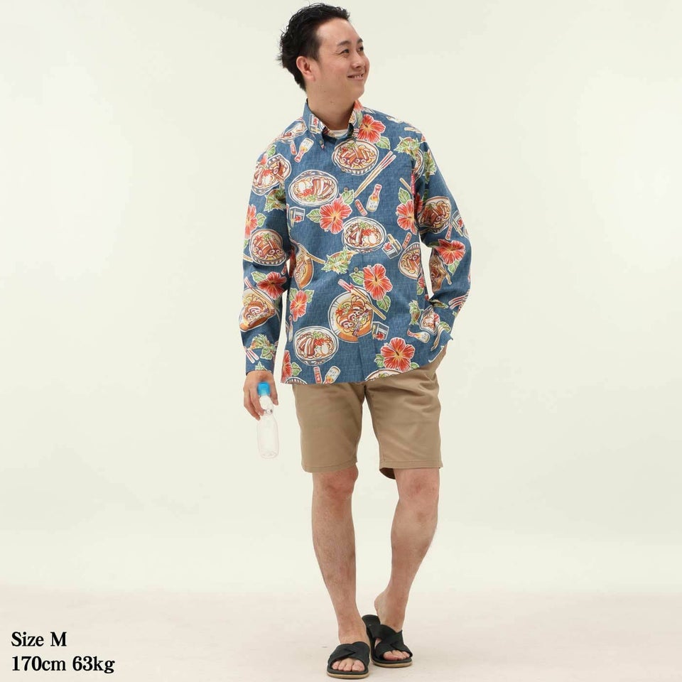 かりゆしウェアモデル着用画像