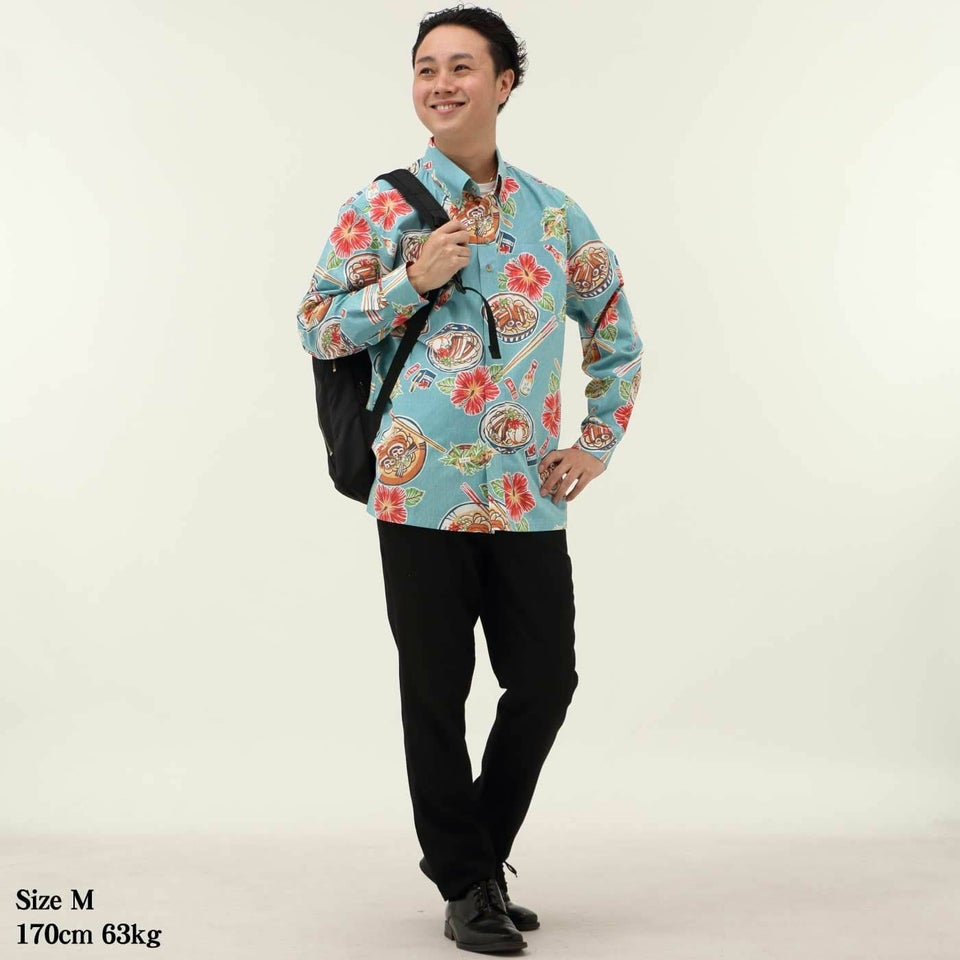 かりゆしウェアモデル着用画像