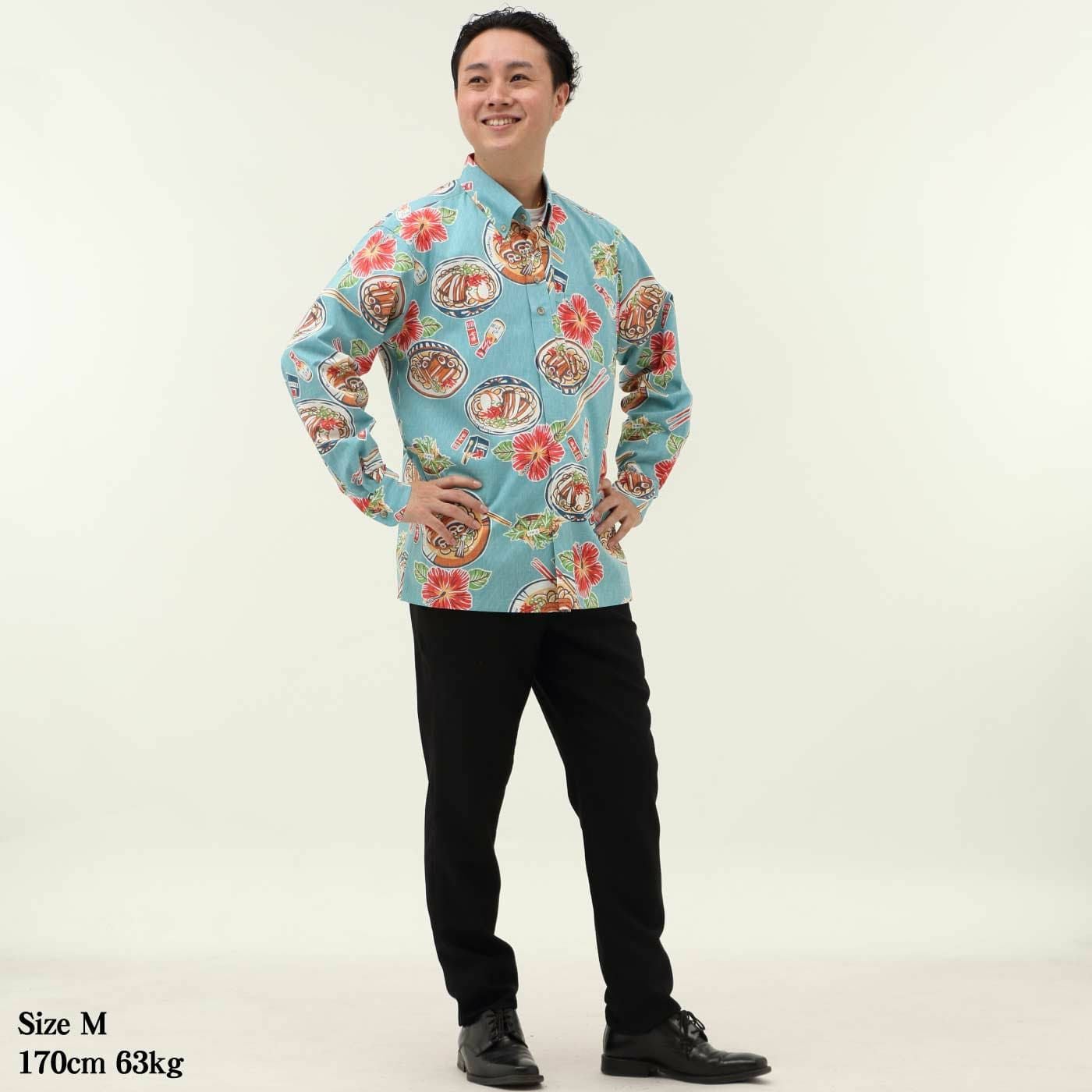 かりゆしウェアモデル着用画像